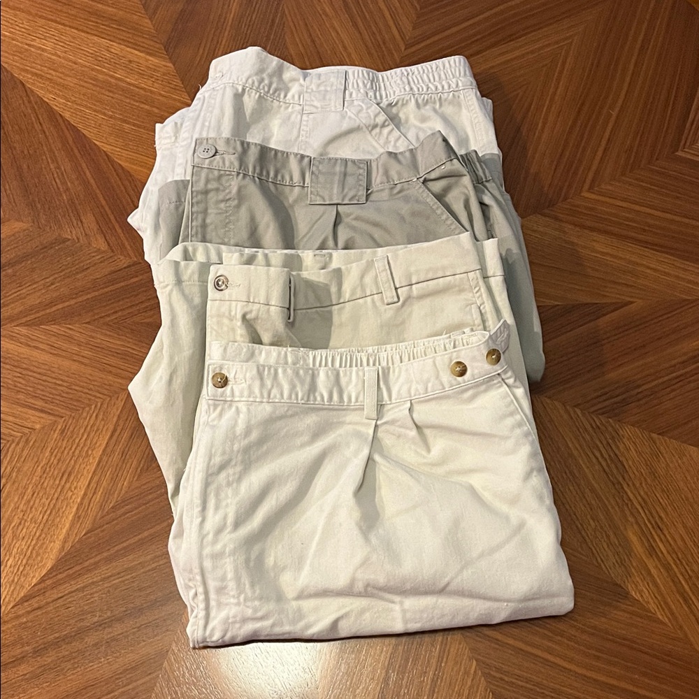Bundle of Casual Beige Cargo Shorts
